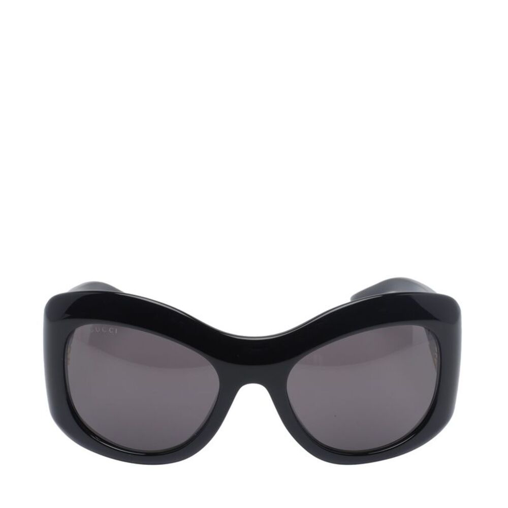 Gucci Women Round Frame Sunglasses With Gg Logo